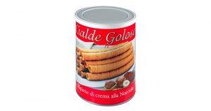 Cialde golose al Cacao e Nocciola in confezione da 400 gr. Sweet Athena. Croccanti e sfiziosi wafer ripieni di crema al cacao e nocciole.